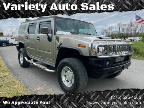 2003 HUMMER H2 for sale at Variety Auto Sales in Abingdon VA