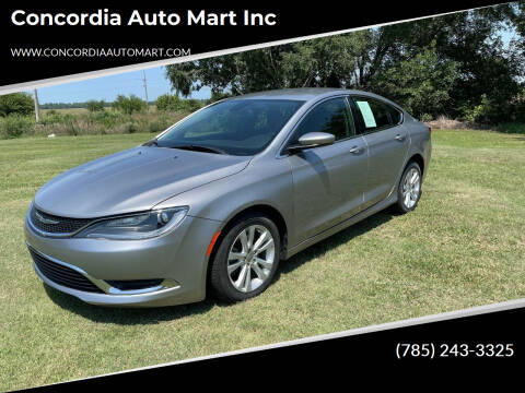 2015 Chrysler 200 for sale at Concordia Auto Mart Inc in Concordia KS