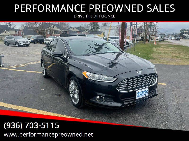 2015 Ford Fusion for sale at PERFORMANCE PREOWNED SALES in Conroe TX