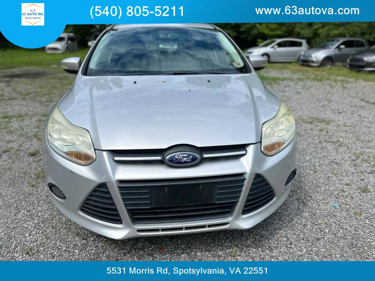 2014 Ford Focus for sale at 63 Auto Inc in Spotsylvania, VA