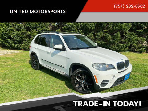 2011 BMW X5 for sale at United Motorsports in Virginia Beach VA