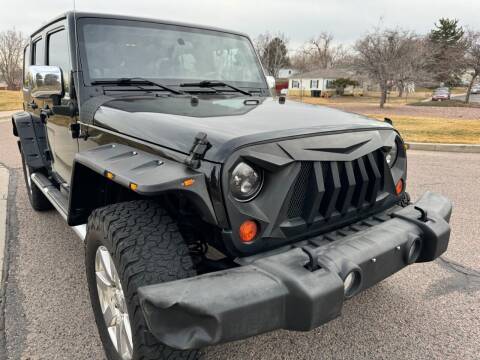 2012 Jeep Wrangler Unlimited for sale at Master Auto Brokers LLC in Thornton CO