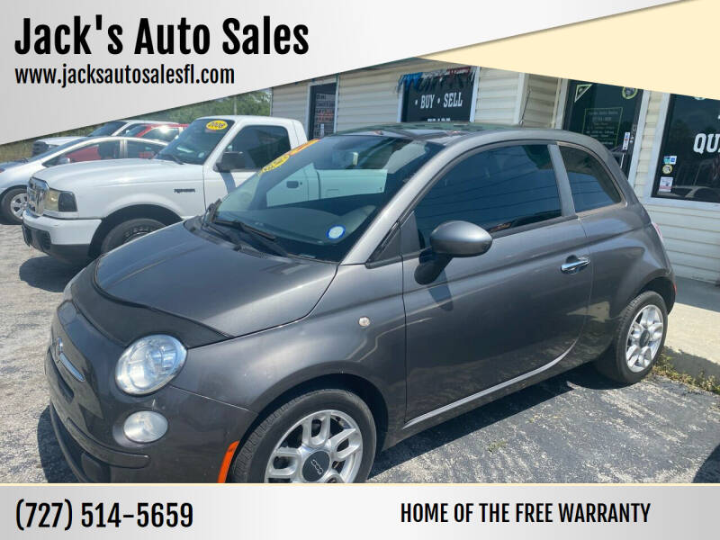 2013 FIAT 500 for sale at Jack's Auto Sales in Port Richey FL