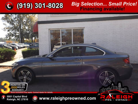 2017 BMW 2 Series for sale at Raleigh Pre-Owned in Raleigh NC