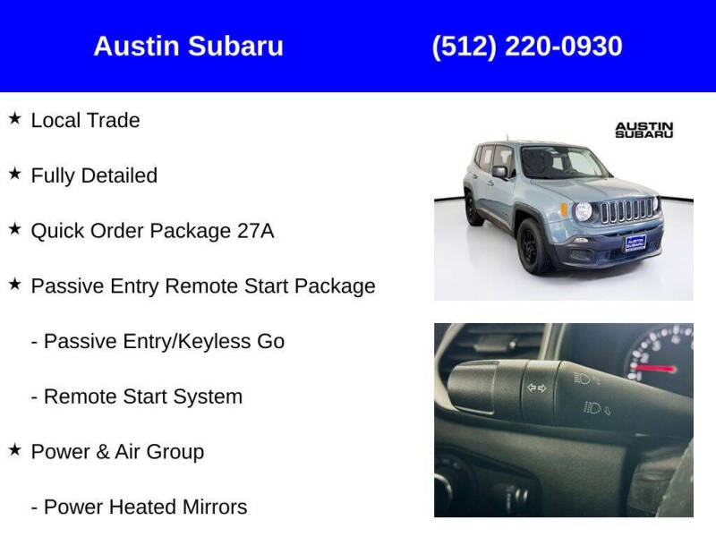 2018 Jeep Renegade Sport