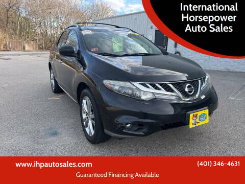 2011 Nissan Murano for sale at International Horsepower Auto Sales in Warwick RI