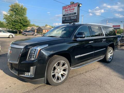 2016 Cadillac Escalade ESV for sale at Unlimited Auto Group in West Chester OH