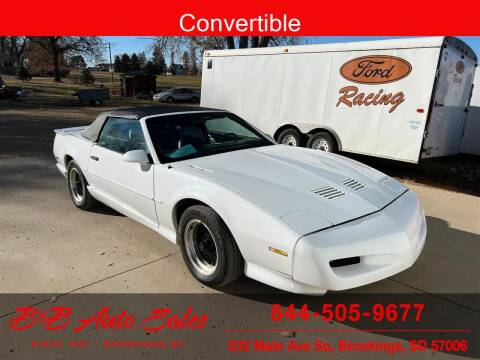 1992 Pontiac Firebird for sale at B & B Auto Sales in Brookings SD