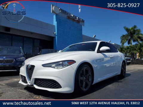 2017 Alfa Romeo Giulia for sale at Tech Auto Sales in Hialeah FL