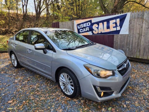 2015 Subaru Impreza for sale at TJT AUTO SALES and RED ROSE DETAIL CENTER in Manheim PA