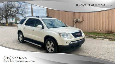 2011 GMC Acadia for sale at Horizon Auto Sales in Raleigh NC