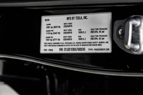 2020 Tesla Model 3 Long Range
