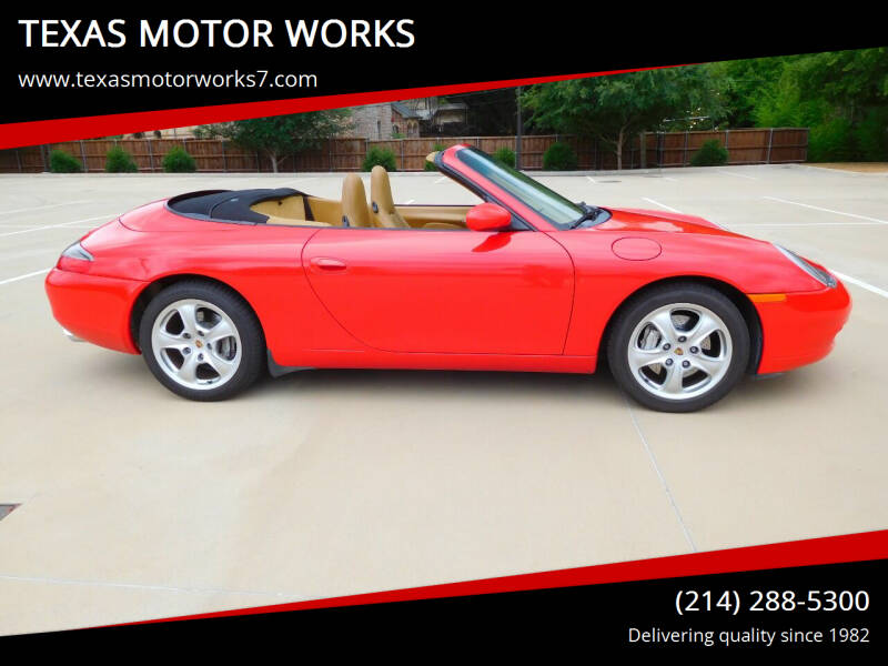 2001 Porsche 911 for sale at TEXAS MOTOR WORKS in Arlington TX