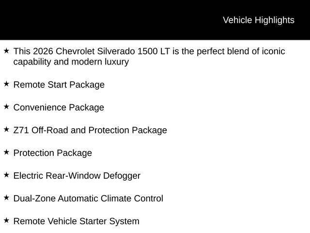 2026 Chevrolet Silverado 1500