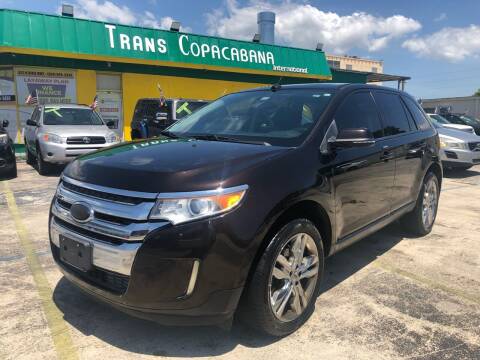 2013 Ford Edge for sale at Trans Copacabana Auto Center in Hollywood FL