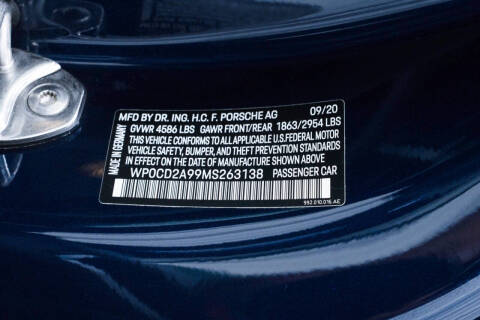 2021 Porsche 911 Turbo S