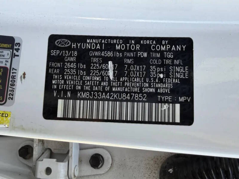 2019 Hyundai Tucson Value