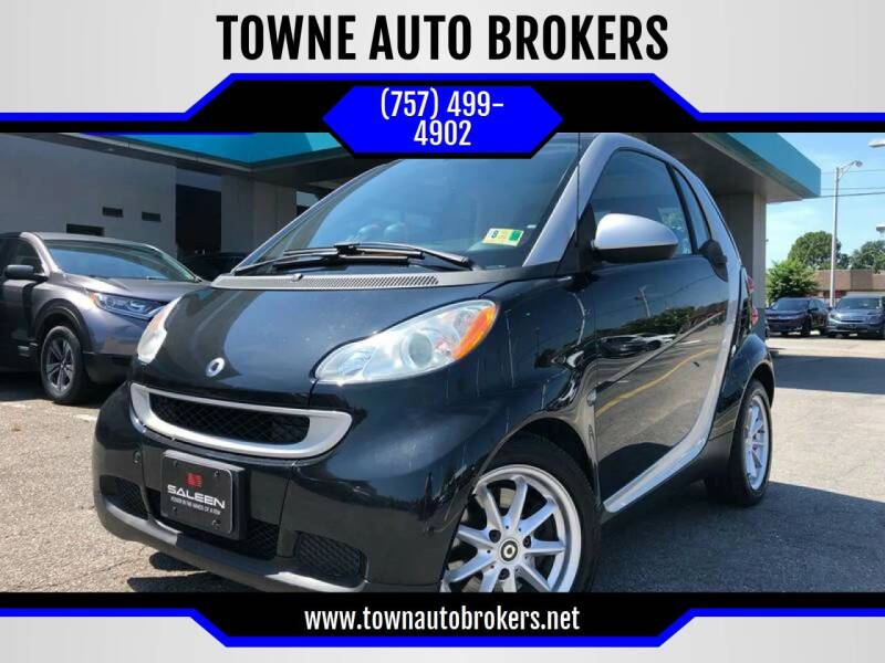 2008 Smart fortwo for sale at TOWNE AUTO BROKERS in Virginia Beach VA
