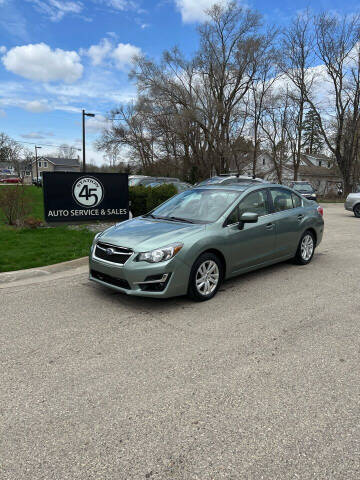 2016 Subaru Impreza for sale at Station 45 AUTO REPAIR AND AUTO SALES in Allendale MI