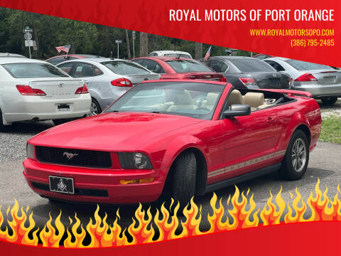 2005 Ford Mustang for sale at Royal Motors of Port Orange in Port Orange FL