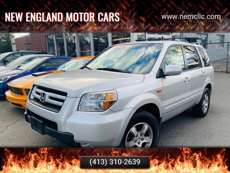 2007 Honda Pilot for sale at New England Motor Cars in Springfield MA