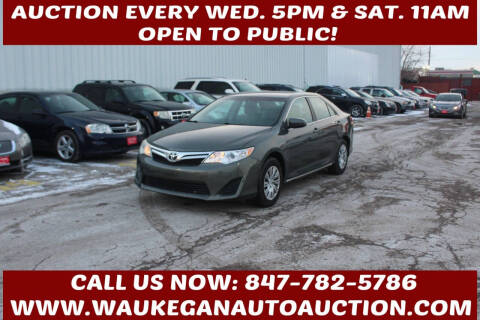 2012 Toyota Camry for sale at Waukegan Auto Auction in Waukegan IL