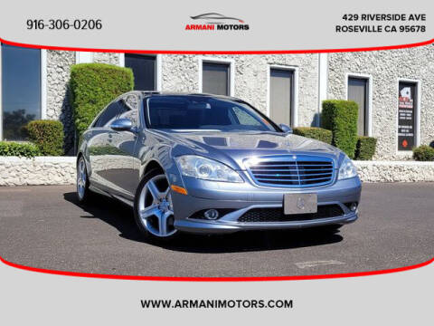 2008 Mercedes-Benz S-Class for sale at Armani Motors in Roseville CA