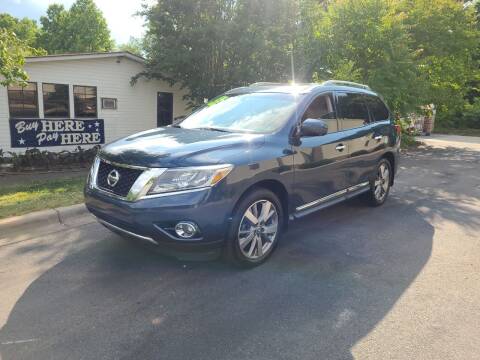 2013 Nissan Pathfinder for sale at TR MOTORS in Gastonia NC