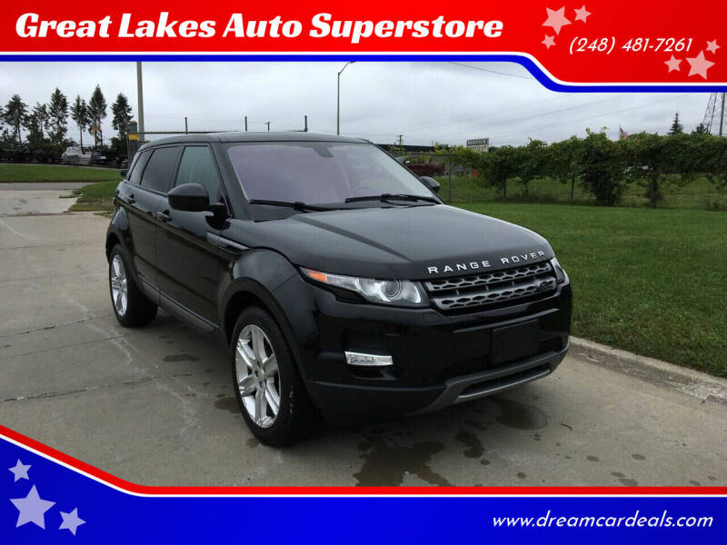 2015 Land Rover Range Rover Evoque for sale at Great Lakes Auto Superstore in Waterford Township MI