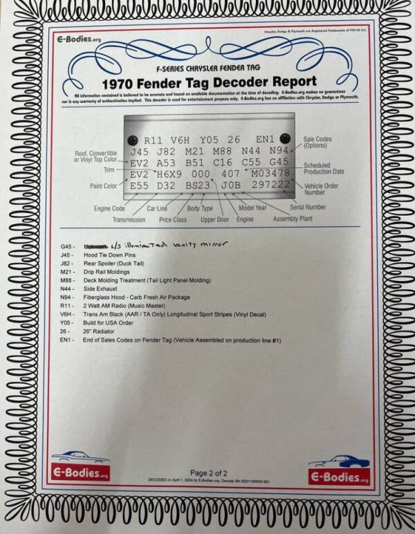 1970 Plymouth Barracuda