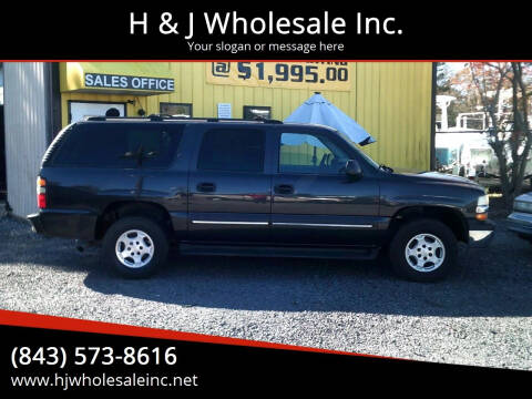 2004 Chevrolet Suburban for sale at H & J Wholesale Inc. in Charleston SC