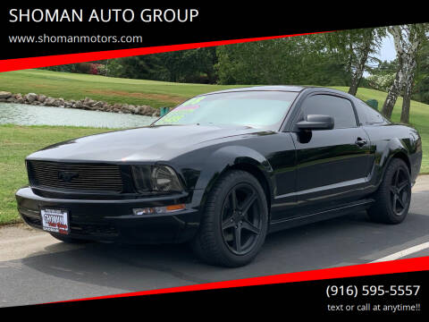 2008 Ford Mustang for sale at SHOMAN AUTO GROUP in Davis CA