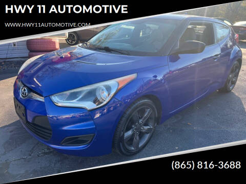 2012 Hyundai Veloster for sale at HWY 11 AUTOMOTIVE in Lenoir City TN