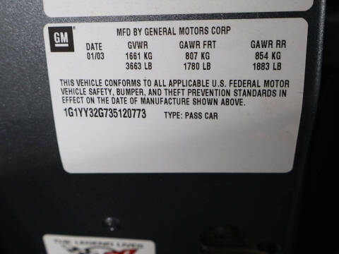 2003 Chevrolet Corvette