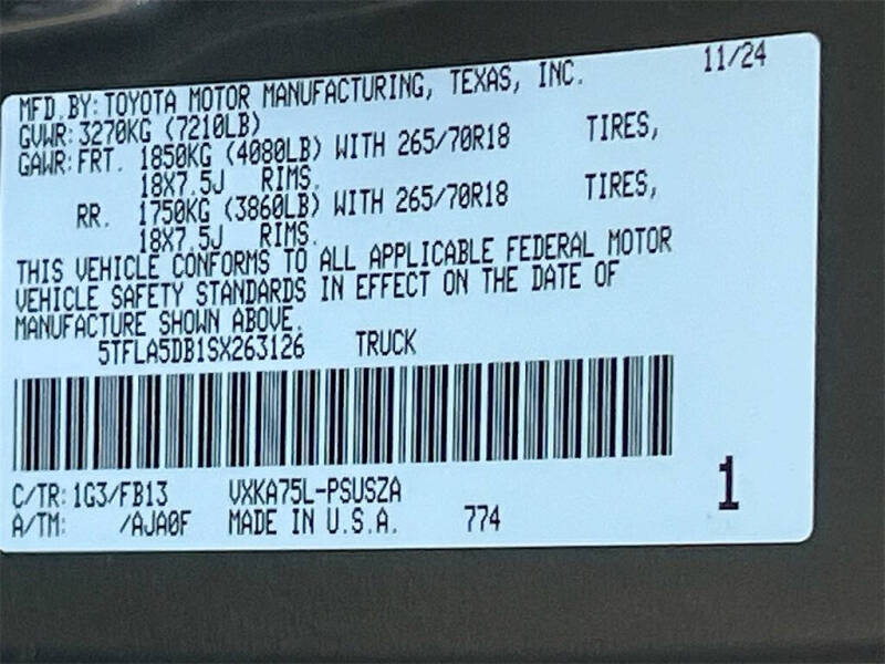 2025 Toyota Tundra SR5