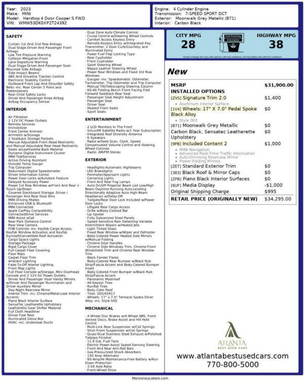 2023 MINI Hardtop 4 Door Cooper S