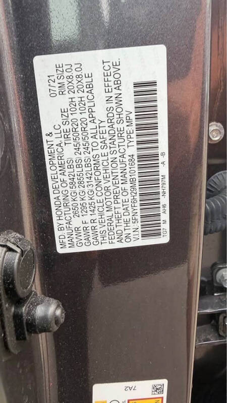 2021 Honda Pilot SE