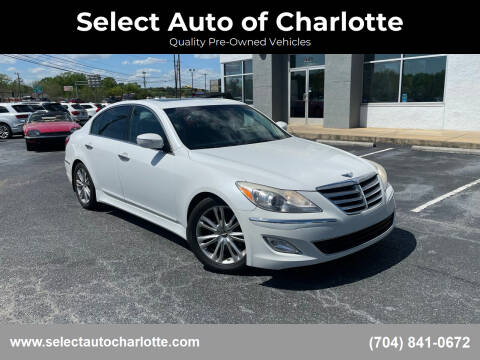 2013 Hyundai Genesis for sale at Select Auto of Charlotte in Matthews NC