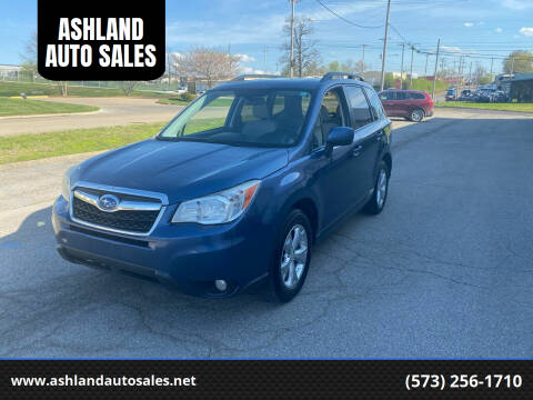2014 Subaru Forester for sale at ASHLAND AUTO SALES in Columbia MO