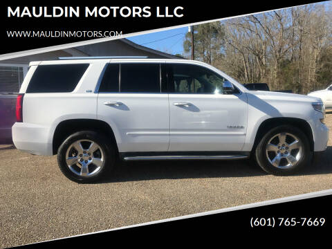 2015 Chevrolet Tahoe for sale at MAULDIN MOTORS LLC in Sumrall MS