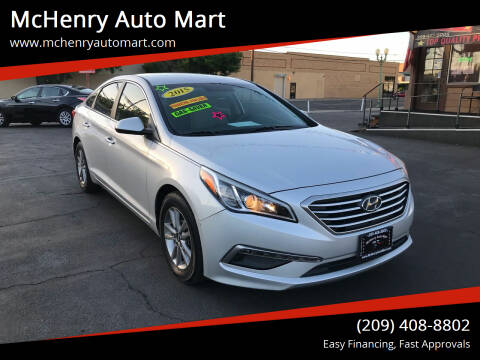 2015 Hyundai Sonata for sale at McHenry Auto Mart in Modesto CA