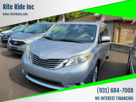 2012 Toyota Sienna for sale at Rite Ride Inc 2 in Shelbyville TN