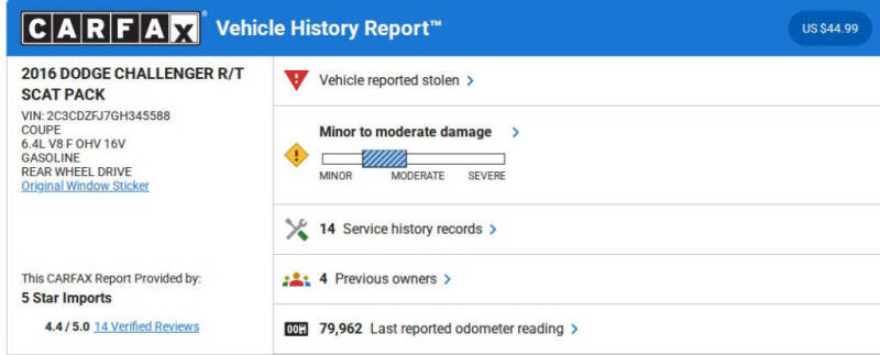 2016 Dodge Challenger R/T Scat Pack