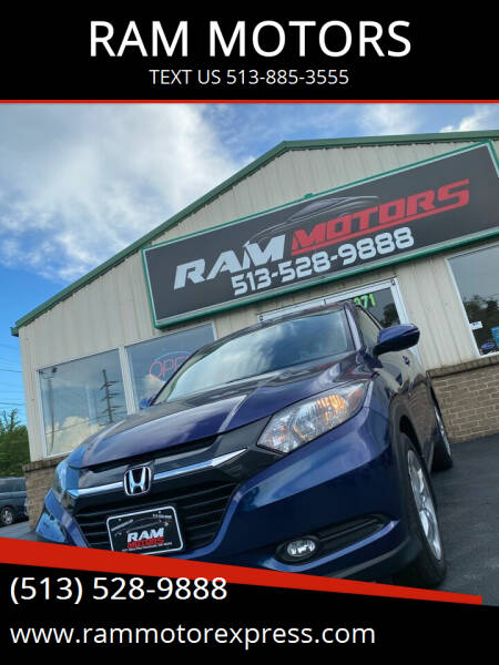 2016 Honda HR-V for sale at RAM MOTORS in Cincinnati OH