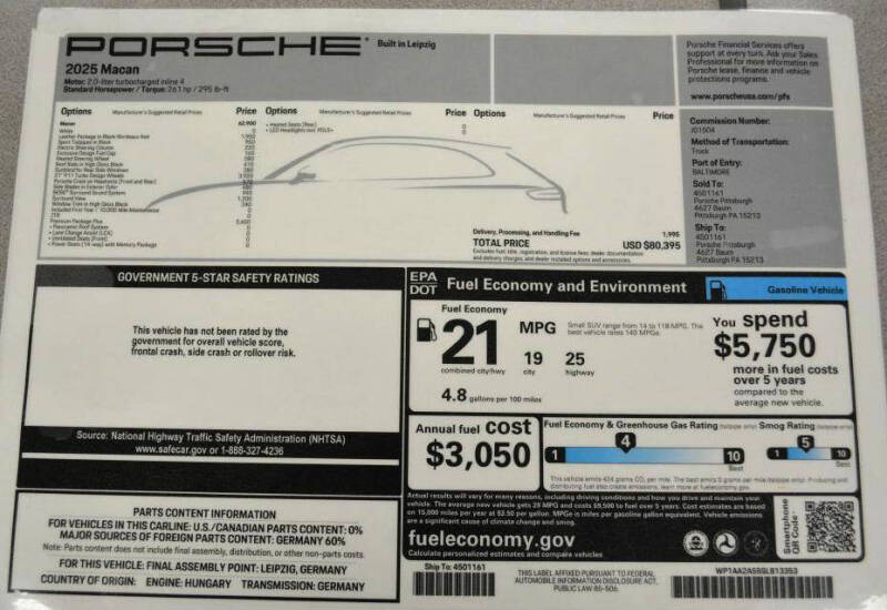 2025 Porsche Macan