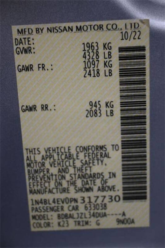 2023 Nissan Altima 2.5 SL