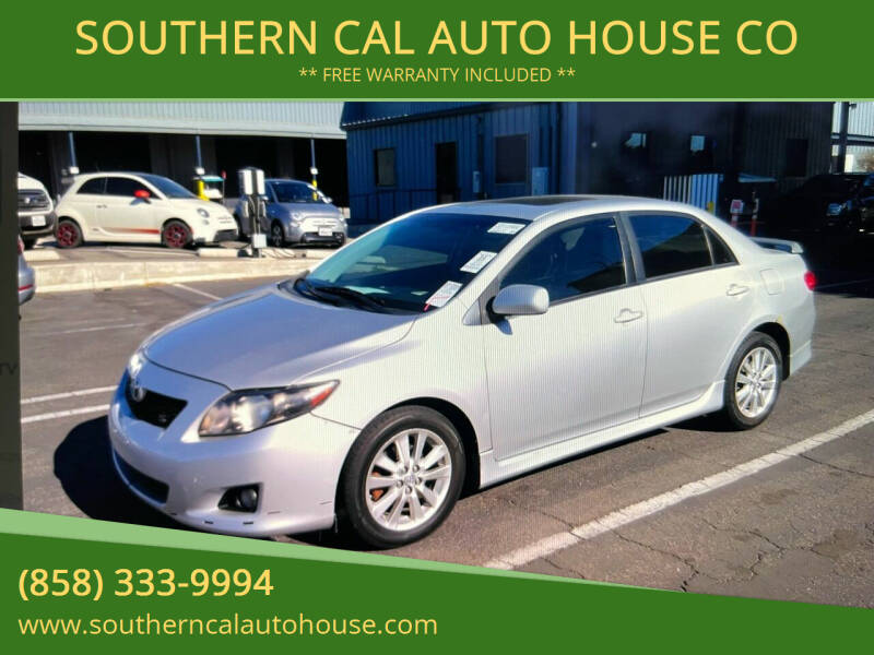 2010 Toyota Corolla for sale at SOUTHERN CAL AUTO HOUSE CO in San Diego CA