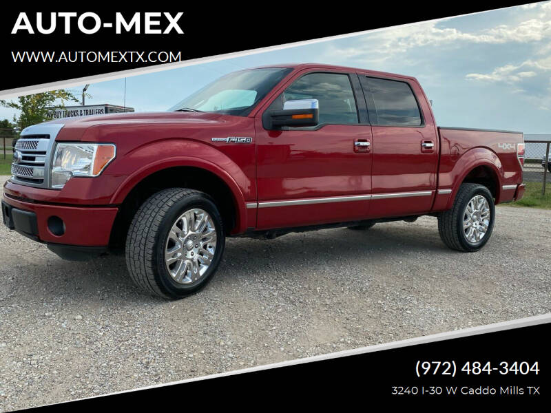 2011 Ford F-150 for sale at AUTO-MEX in Caddo Mills TX