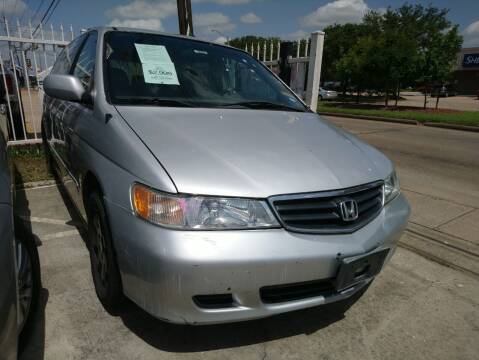 2003 Honda Odyssey for sale at TEXAS MOTOR CARS in Houston TX
