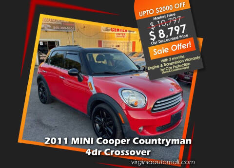2011 MINI Cooper Countryman for sale at Virginia Auto Mall in Woodford VA